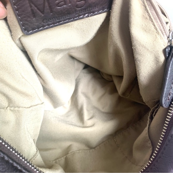 Margot Dark Brown Leather Crossbody Bag - Picture 8 of 11